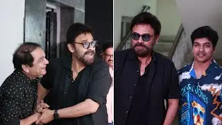 Venkatesh Exclusive Visuals With Vijaya Bhaskar | Jilebi Movie Press Meet | Manastars