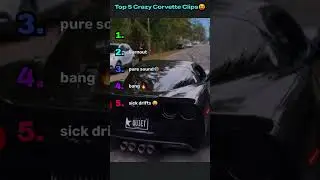 Top 5 Crazy corvette moments recorded😝 #shorts