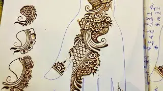 Arabic mehendi design day 15 #art #hennamagic #hennadesigns ##creativehenna #hennaart 