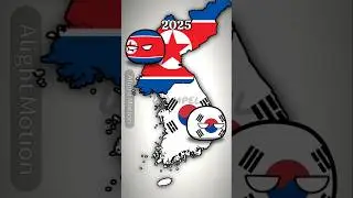 Korean History 🇰🇷🇰🇵 #countryballs #edit #korea