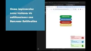 Crear ventanas de notificaciones con Awesome Notification.