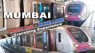 Mumbai Metro 1 Blue Line | Metro Travel Experience 🚉