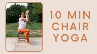 10 Min Chair Yoga. Seated Yoga For All Ages & Abilities. Accessible Chair Yoga.