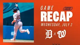 Game Highlights: Tigers Score 11 Runs in Series-Opener | 7/2/25