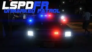 GTA V LSPDFR-Unmarked patrol