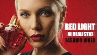 The Red Parfum | Ultra-Realistic AI Fashion Visual