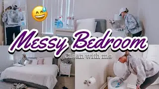 MESSY BEDROOM CLEAN WITH ME 2020 | EXTREME CLEANING MOTIVATION AND ORGANIZE