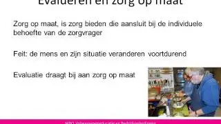 De zorg evalueren
