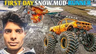 I Played First Day In Snow Mud Runner 