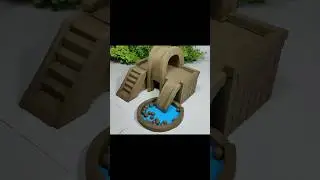 Beautiful miniature mud house making 🏠 || #clayhouse #mudhouse #craft