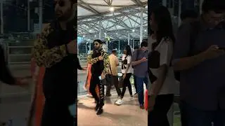 #Nithin and his wife Shalini Papped airport | Gulte.com