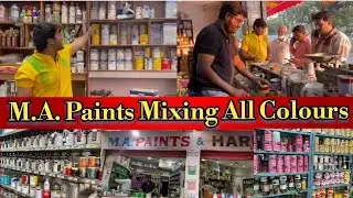M.A.Paints | All Gadi paint shop | Mixing All Paints | BMW | PU | Deco | Aspa | M.A.Paints Hyderabad
