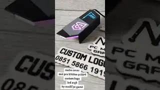 mobo cover msi pro b760m-p ddr4 custom logo led argb by modif pc garut