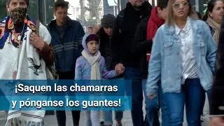 &iexcl;El fr&iacute;o lleg&oacute; de sorpresa a la CDMX!