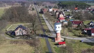 Test Dji Mini 3 - teren starej stacji kolejowej Konotop, 4K.