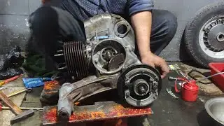 LML VESPA SCOOTER ENGINE RESTORATION... #VINTAGE