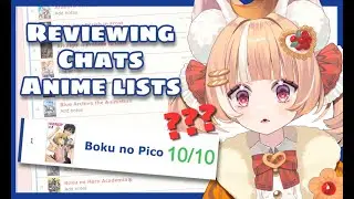 【 VOD 】 Judging YOUR taste in anime 🐾