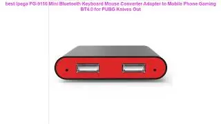 best Ipega PG-9116 Mini Bluetooth Keyboard Mouse Converter Adapter to