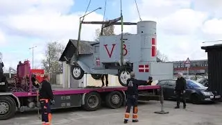 Kampvognen V3 tilbage i Frederiksværk, 28-04-2015
