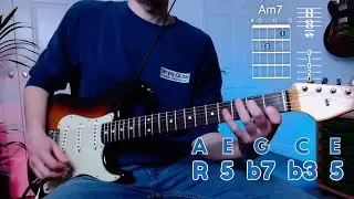 How to play Am7 | Beginners Open Chord