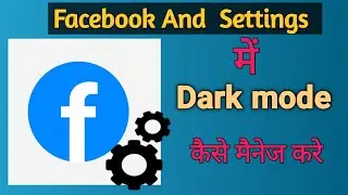 facebook dark mode settings android | Facebook and setting  dark mode
