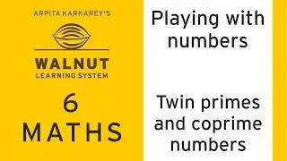 6 Math - Playing with numbers - Twin primes and co-prime numbers