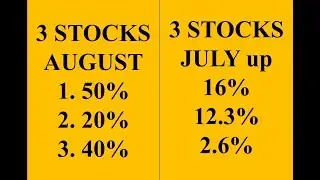 3 stocks I'm buying now - August 2017