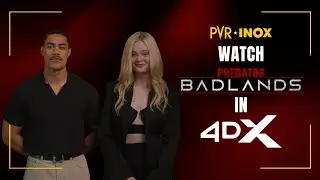 Join the star-cast to watch Predator: Badlands in 4DX | Now Screening at PVR INOX