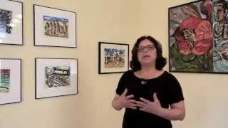 Chicana Artist Marta Sanchez at Priya Art Gallery - May 2013