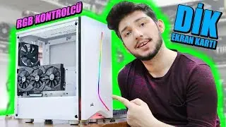 Dik Ekran Kartı ve RGB Kontrolc&uuml;l&uuml; Oyuncu Kasası SPEC 06 RGB