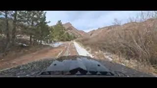 Time lapse Tarryall Rd to Matukat Rd rocks 12-10-25 Park County Colorado