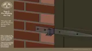 Installing Shutters on Brick with Pintels