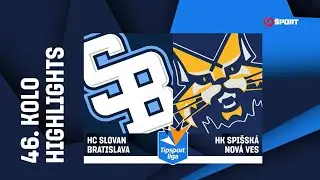 46. kolo: HC Slovan Bratislava &ndash; HK Spi&scaron;sk&aacute; Nov&aacute; Ves 1:2 (0:0, 0:0, 1:2)