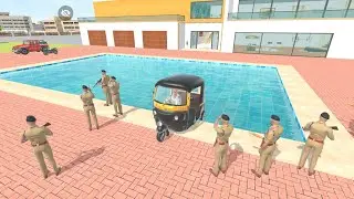 Car bike game Franklin ordered an Lamborghini and drives a New Indian police car in the game 