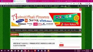 Winstar W77 Flash File |  Mt6572 Android 6.0 Hang Logo & Lcd Fix Stock Rom