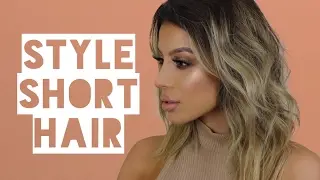How I Style My SHORT Hair | Amys Makeup Box
