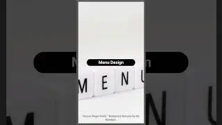 some information  about menu design #chef #restaurant #chefrestaurant
