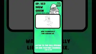 Joining a Show DREW GREEN | #animation #creativeblock #podcast #shorts