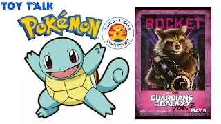 BUILD A BEAR POKEMON SQUIRTLE PLUSHIE & GUARDIANS OF THE GALAXY VOL 2 NEWS | TOY TALK TOPIC