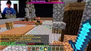 Minecraft Minigame skywars (greek)
