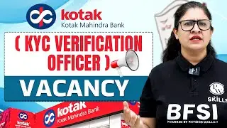 KYC Officer Job at Kotak Mahindra Bank | Freshers Apply | ₹3.25 LPA | APPLY NOW | PRIVATE BANK