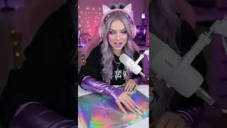 ASMR Scratching Holographic Surface ✨🌈 Satisfying Nail Sounds (So Tingly!)