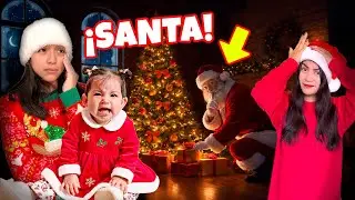 SANTA HACE LLORAR a EMMA Y ARANZA 😭 