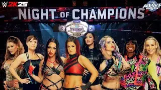 Women's ATWF Intercontinental Title Battle Royal WWE2K25 4K