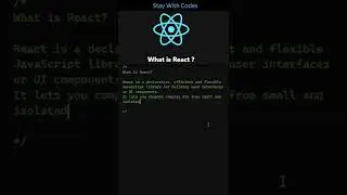 React Introduction | React Js | #shorts | #StayWithCodes