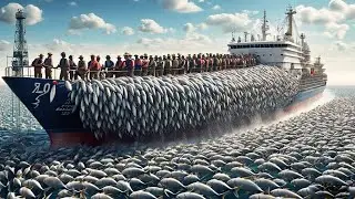 The process of catching and processing thousands of giant cod on board, the dark side of cod fishing