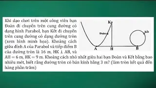 Bài số 26: Cách giải toán thực tế hàm số - Bài toán khoảng cách gần nhất - Dạng 2