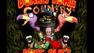 DKC Boss Blitz (SNES Hack) - Revision 1.5 - Gameplay, Showing Off New Features