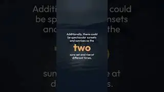 Planet with two sun #planet #two #sun