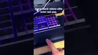 Razer Blackwidow Elite wristrest popping sound.